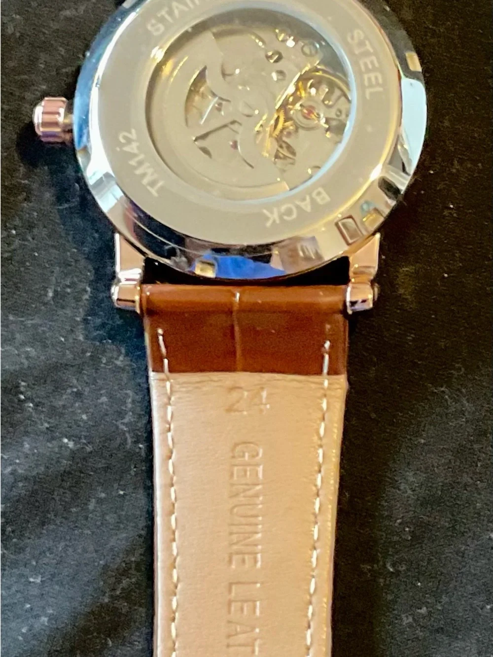 NIB AUTOMATIC Forsining Gold and Cream Dress Watch
